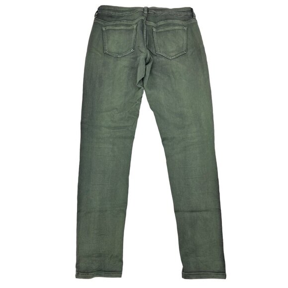 Maurices Womens Mid Rise Skinny Pants Green Size Medium Regular Stretch - Picture 7 of 8